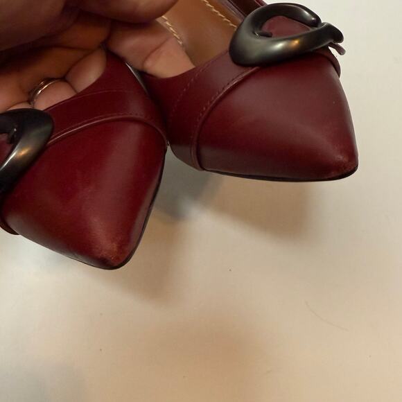 Coach Red Varick Pump Sz. 38.5 (US 7.5) - Picture 8 of 8